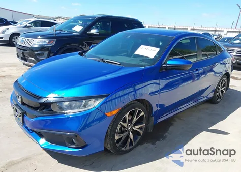 2021 Honda Civic Sport z USA, uszkodzony, nr VIN 2HGFC2F80MH549324